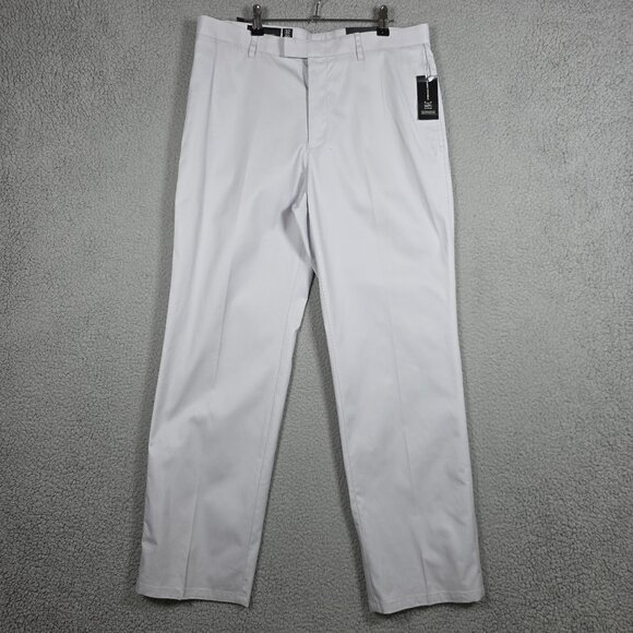 INC International Concepts Pants Mens Size 32x30 Silver London Regular Fit NWT - Picture 1 of 11